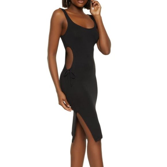 Derek Heart Dresses & Skirts - SOLD - Side cut out tank dress